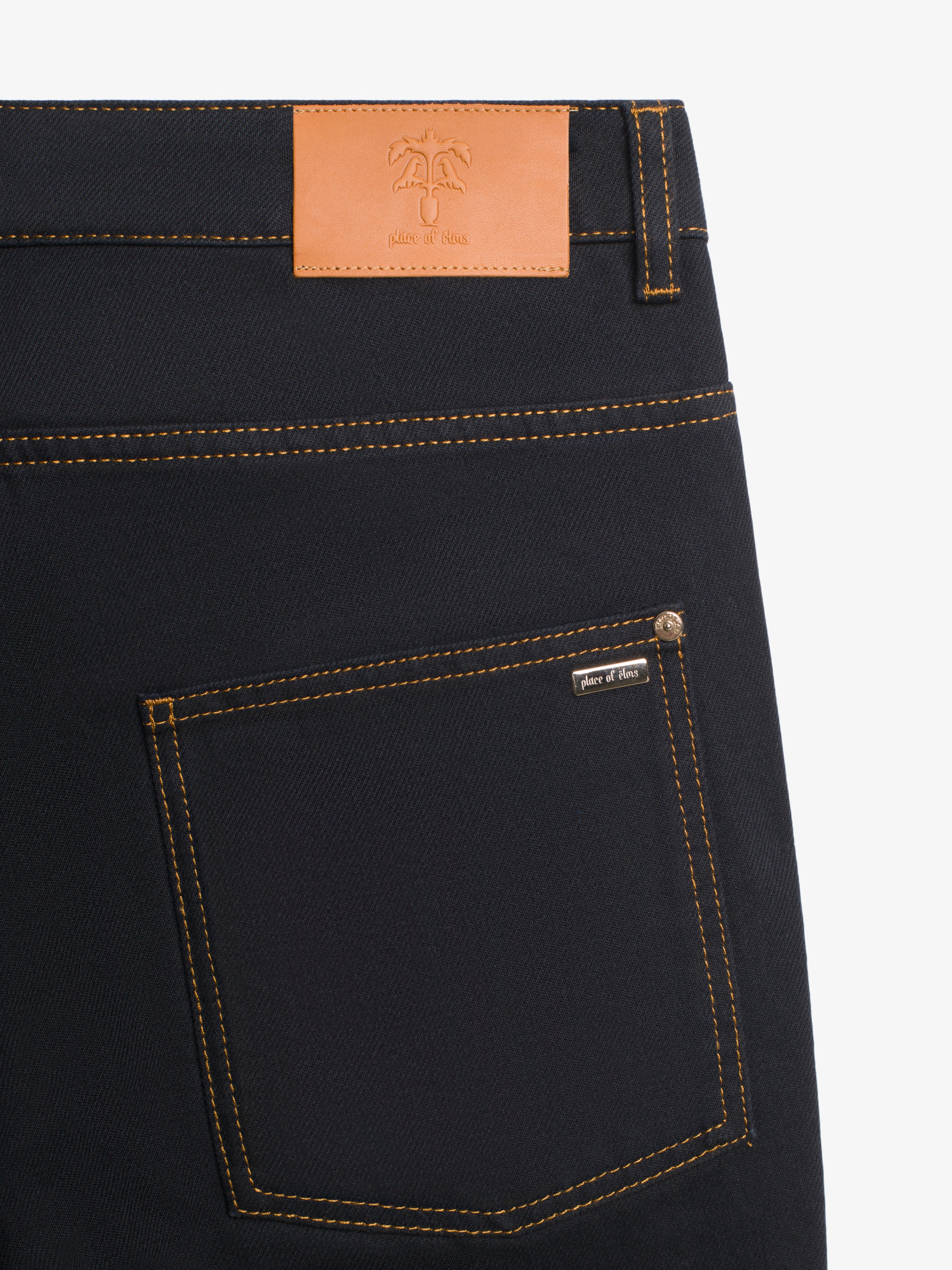 OBSIDIAN DENIM PANTS-Denim Pants-Place of Elms