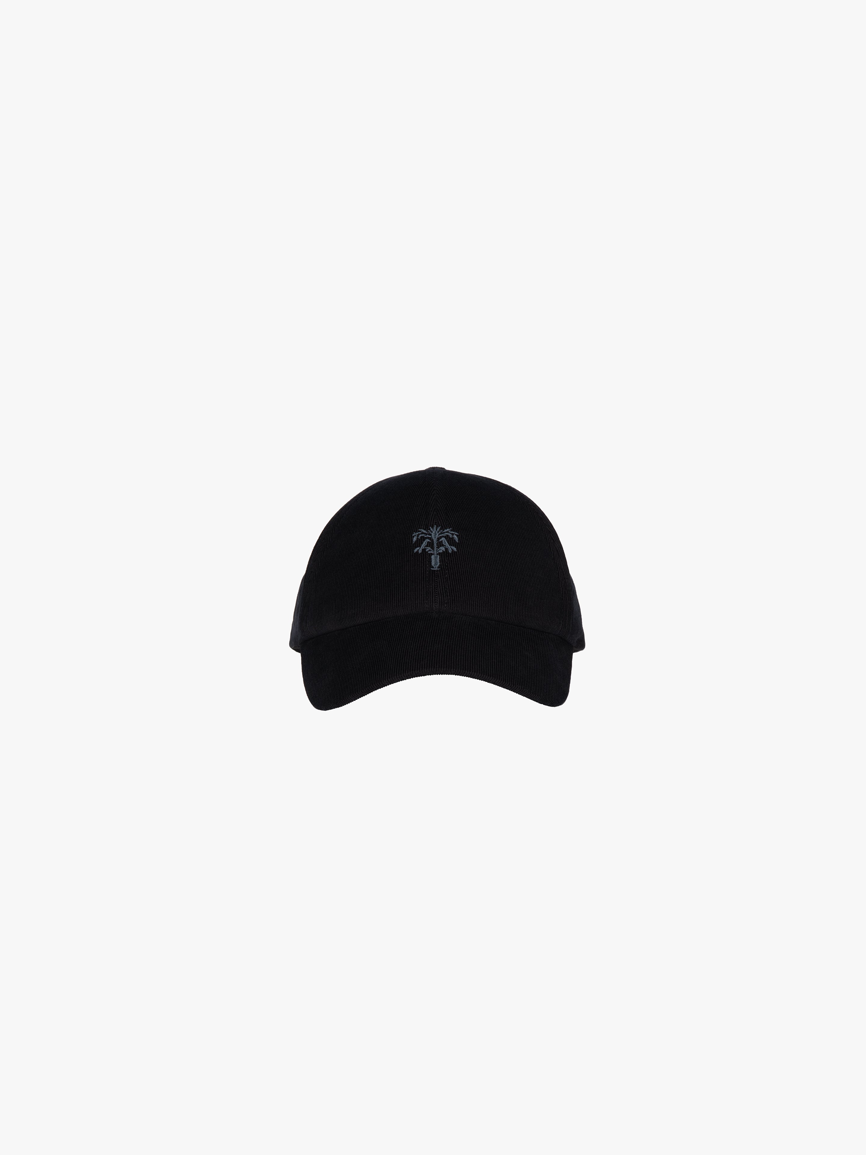 BLACK CAP IN CORDUROY