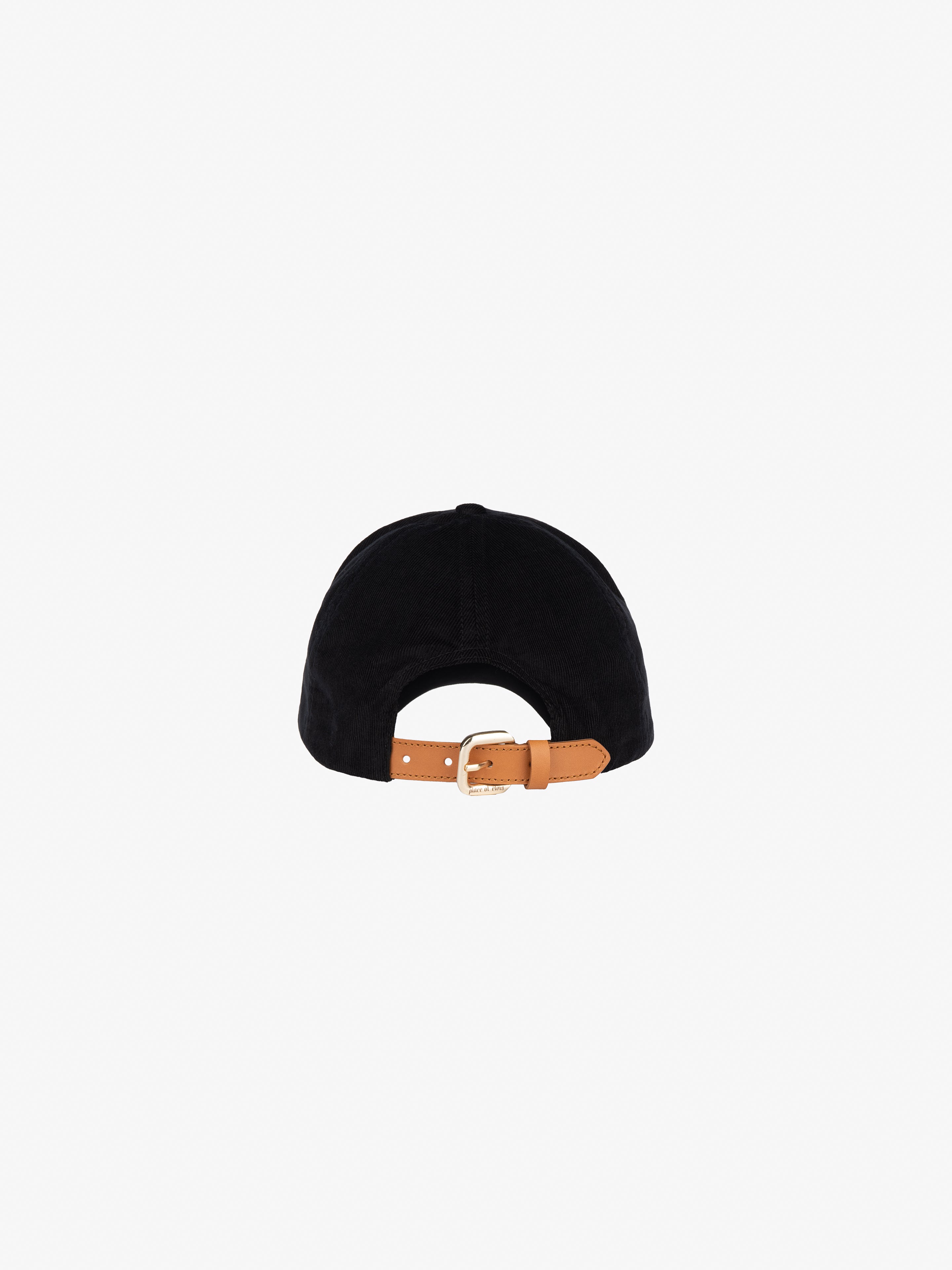 BLACK CAP IN CORDUROY