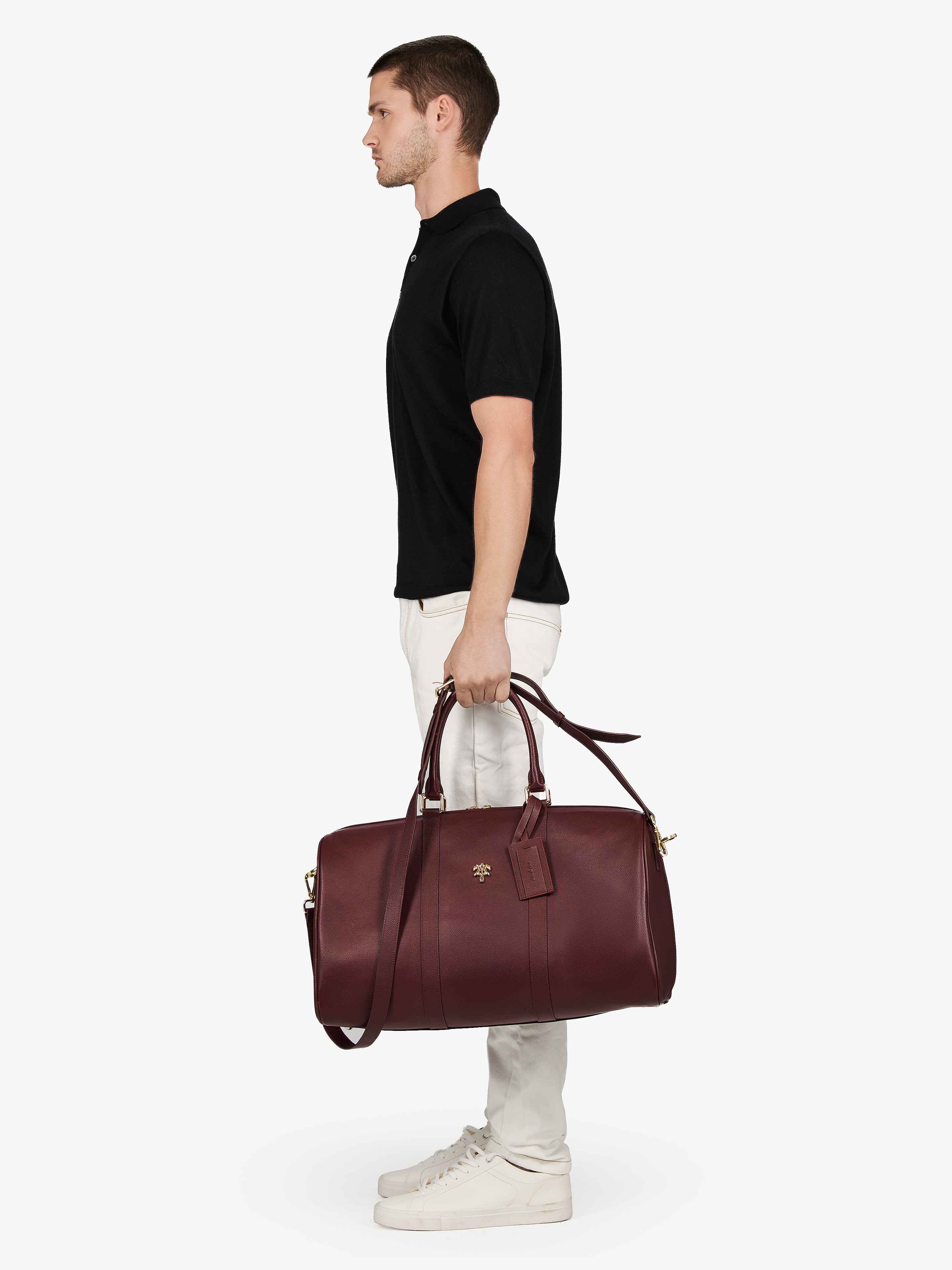 BLACK AMALFI SHORT SLEEVE POLO