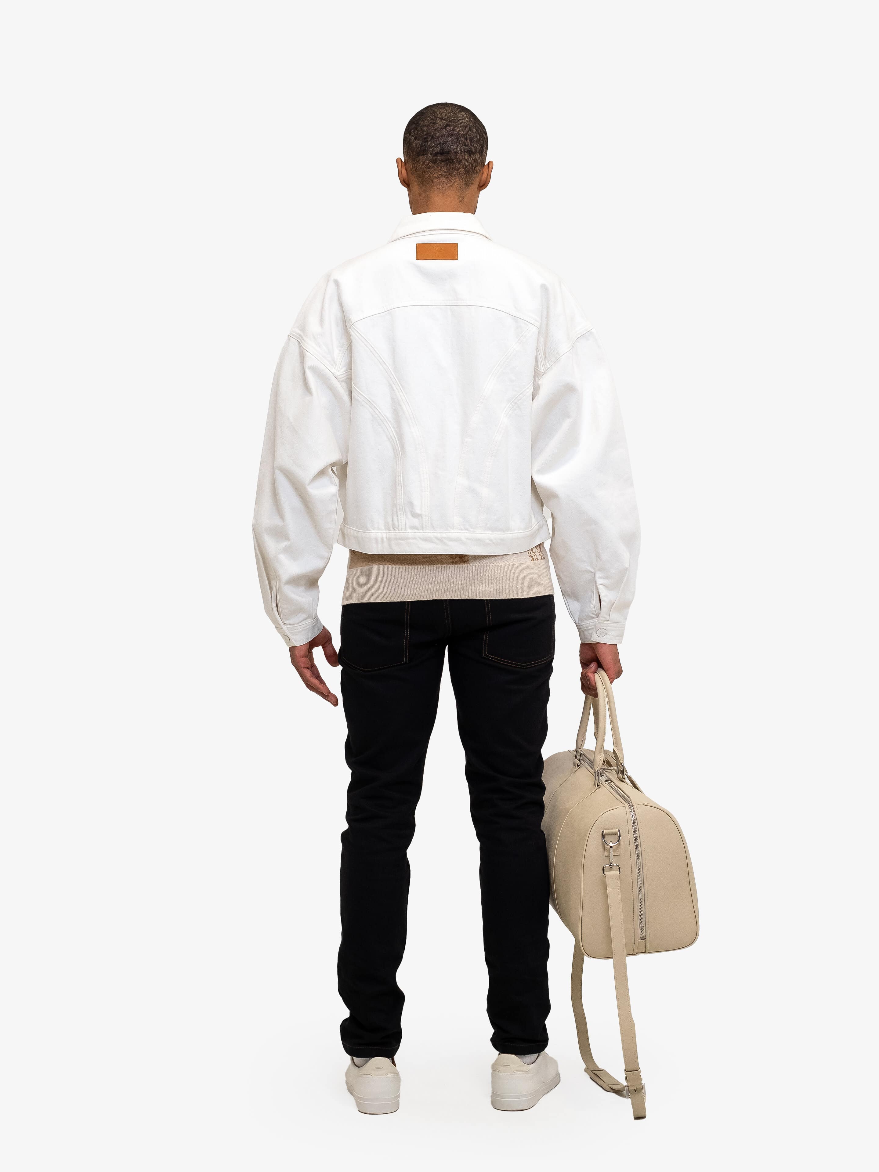 NATURAL DENIM JACKET-Denim Jackets-Place of Elms