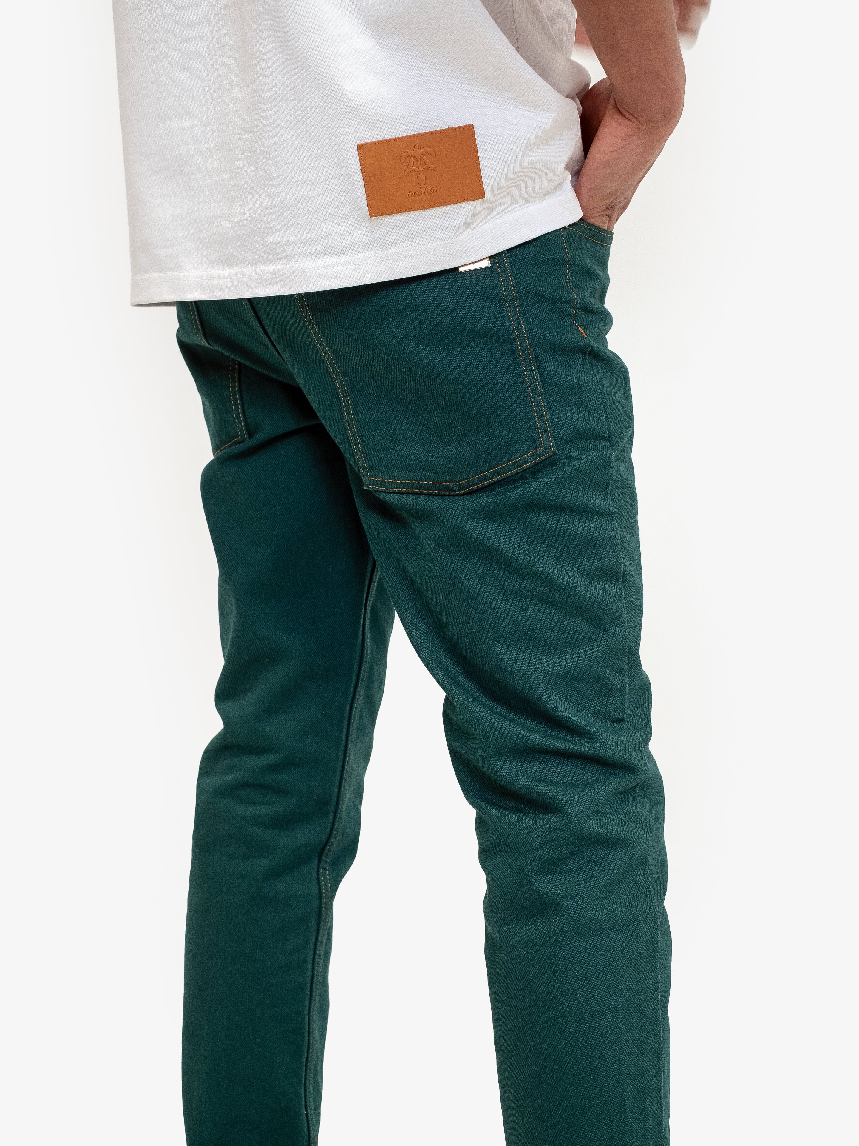 QUARTZ DENIM PANTS-Denim Pants-Place of Elms