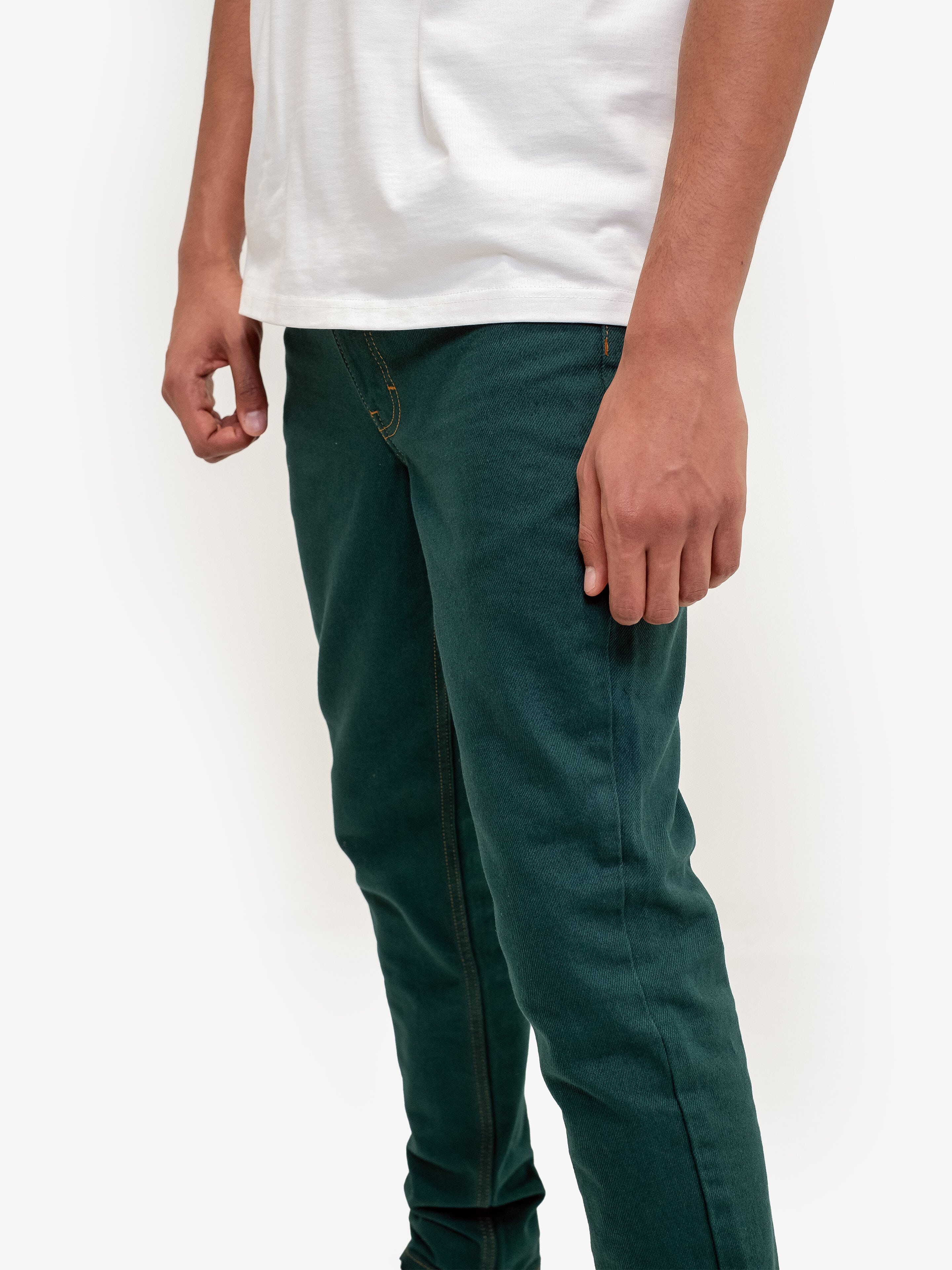 QUARTZ DENIM PANTS-Denim Pants-Place of Elms