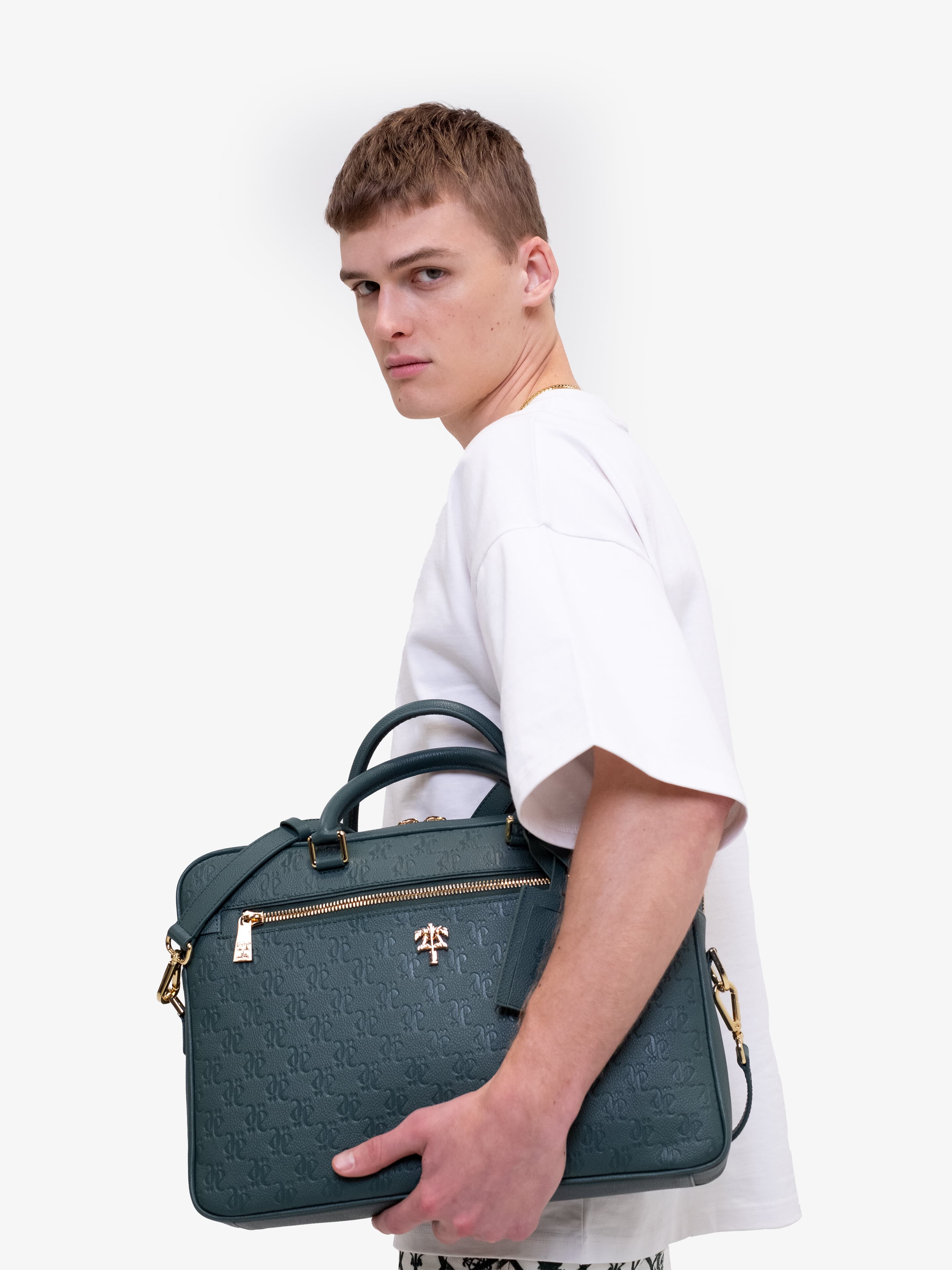 BONSAI GENTLEMEN MONOLINK BRIEFCASE-Briefcases-Place of Elms
