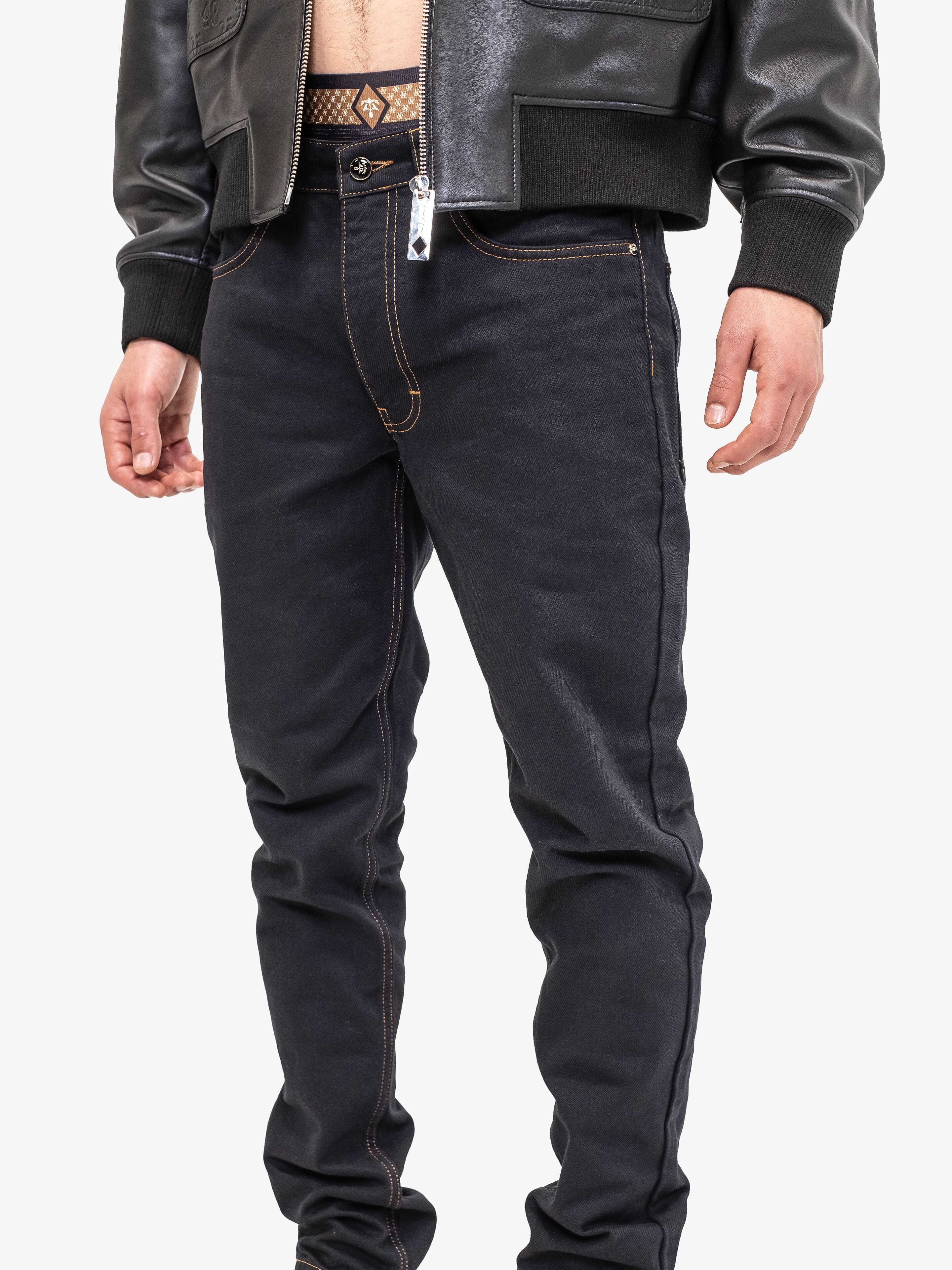 OBSIDIAN DENIM PANTS-Denim Pants-Place of Elms