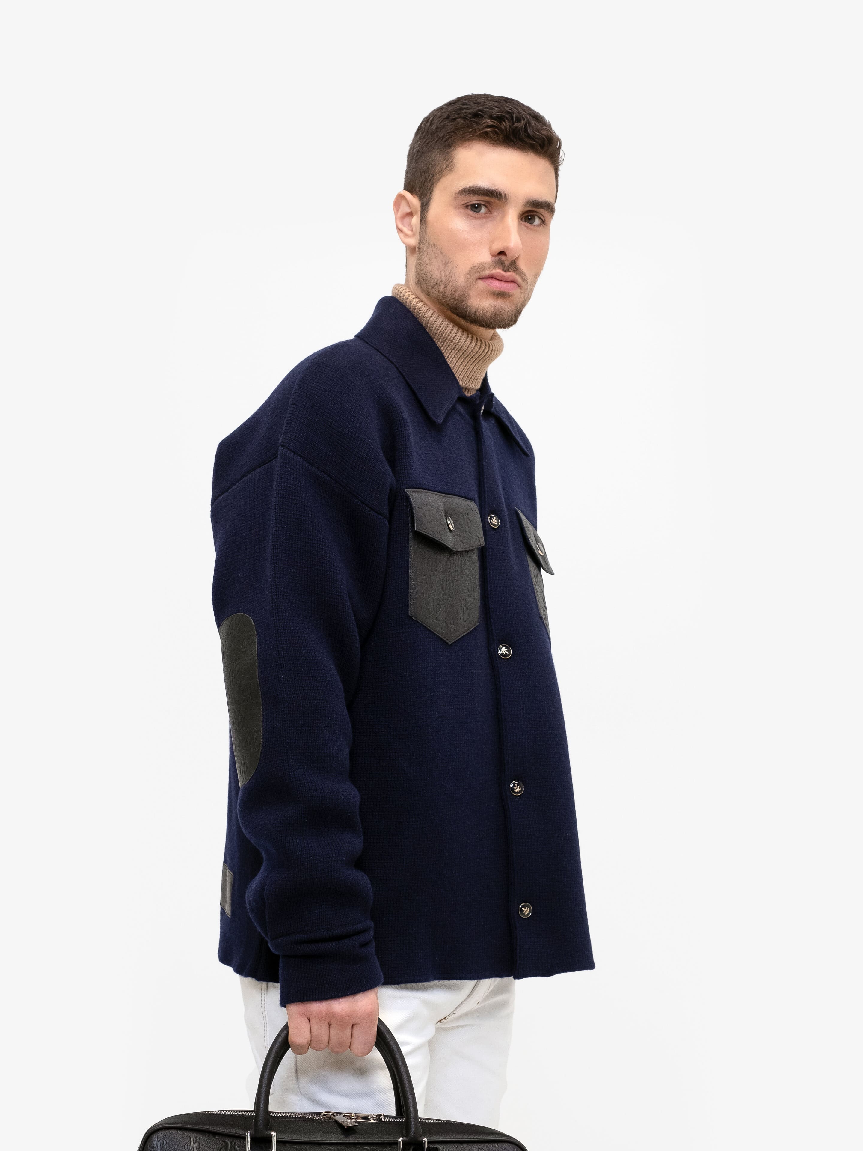 MEZZANOTTE JACKET-Wool Jackets-Place of Elms