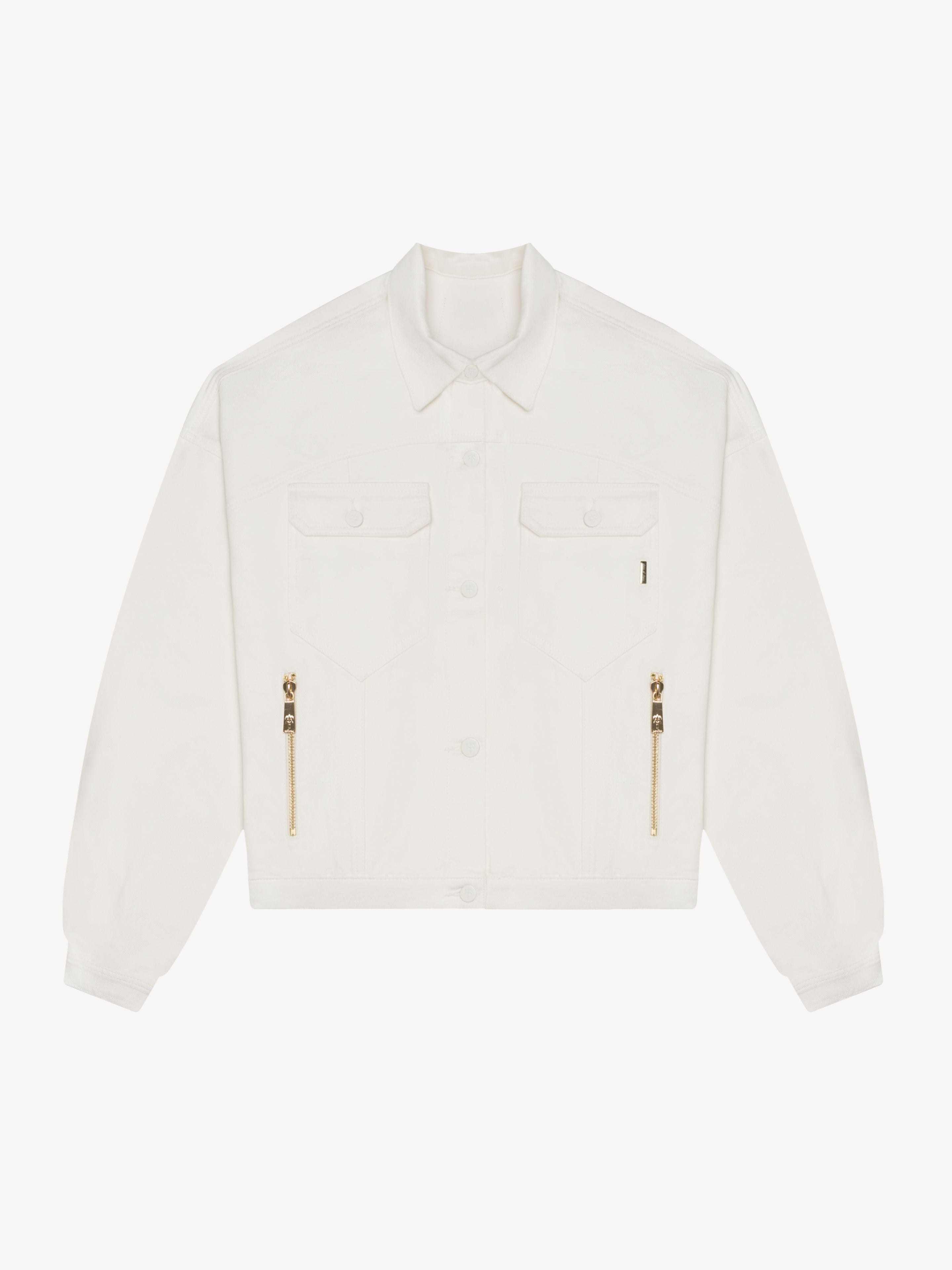 NATURAL DENIM JACKET-Denim Jackets-Place of Elms