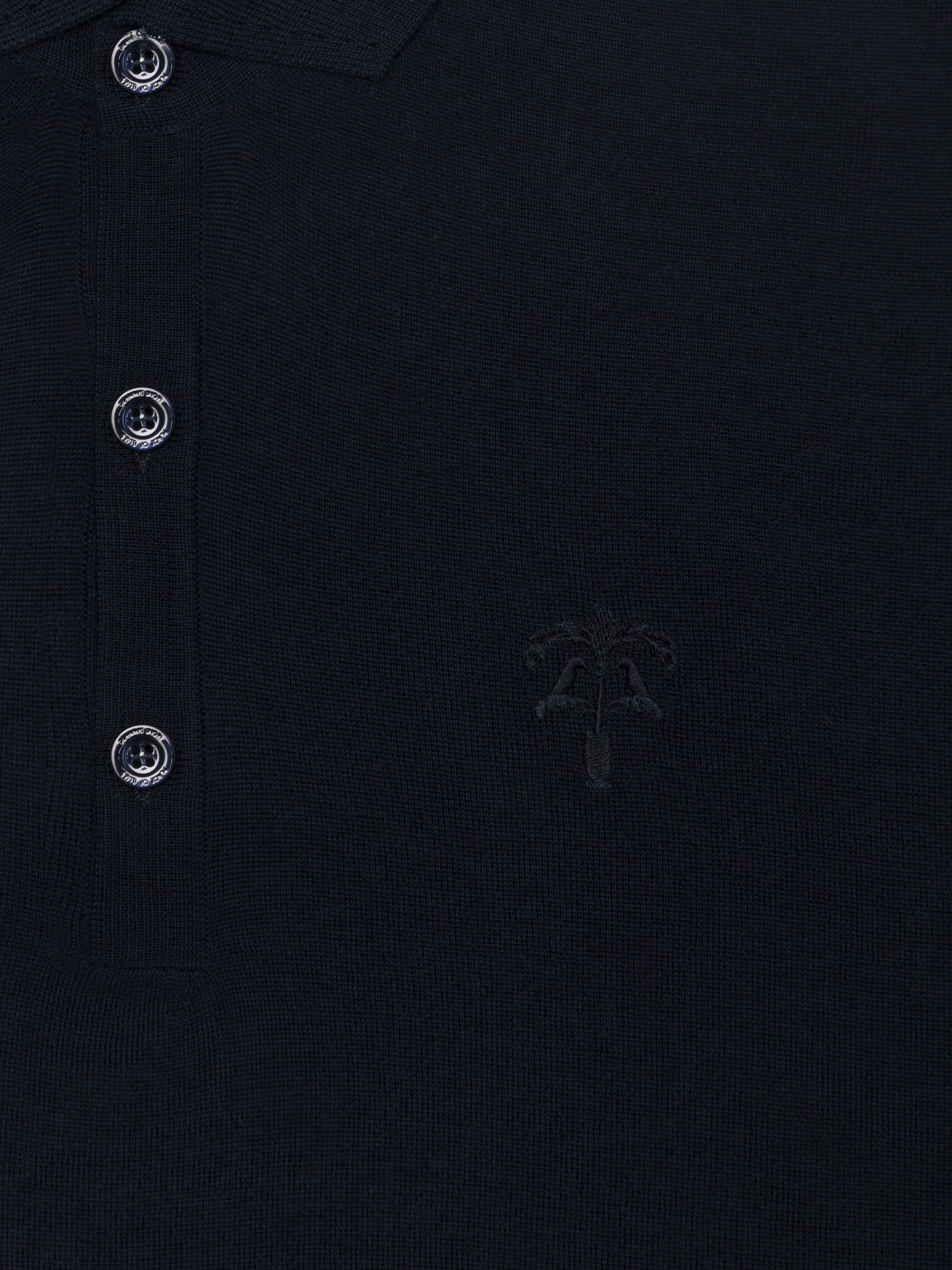 NAVY AMALFI SHORT SLEEVE POLO