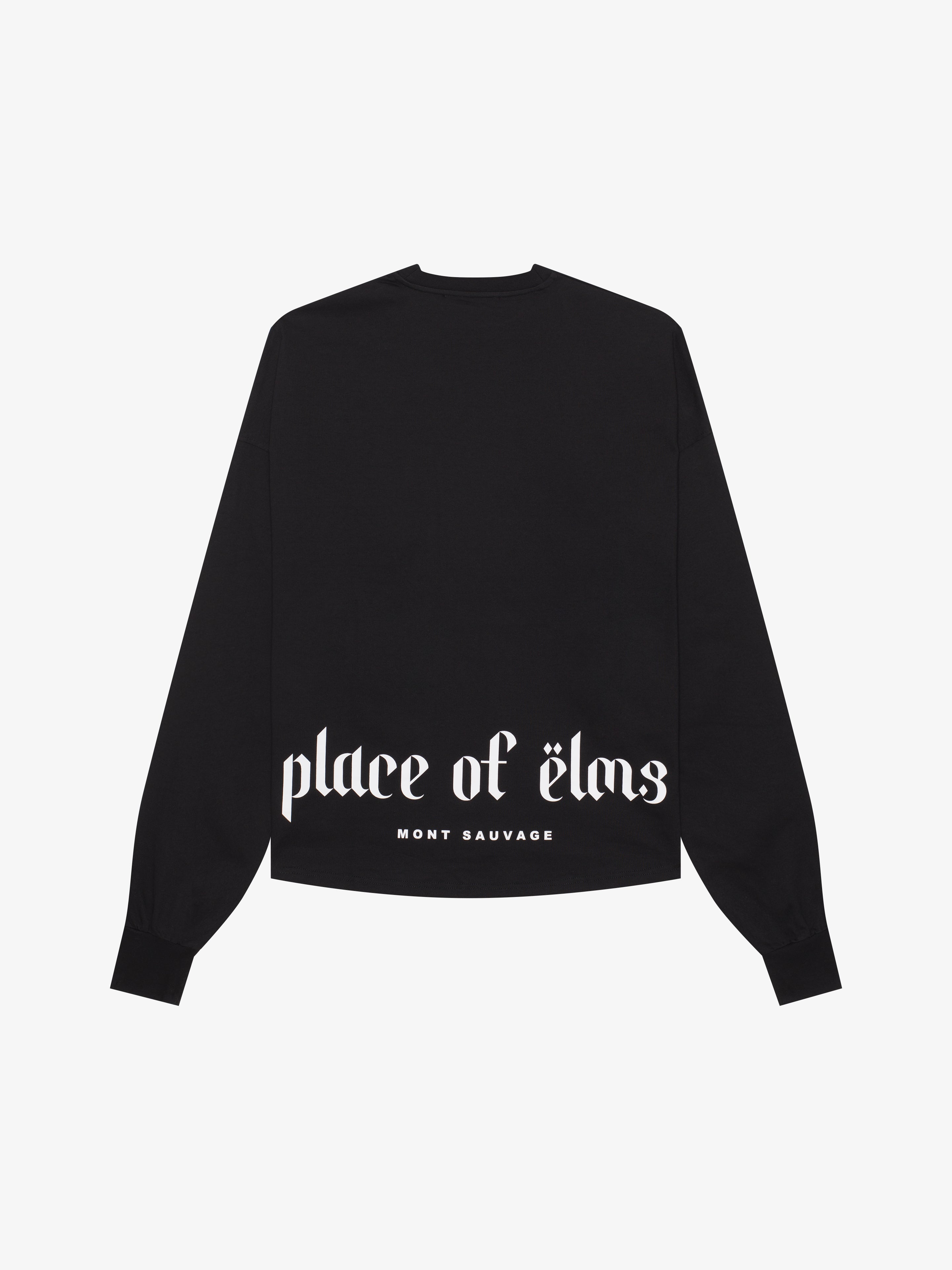 LONG-SLEEVE LOWER PRINT T-SHIRT-T-shirts-Place of Elms