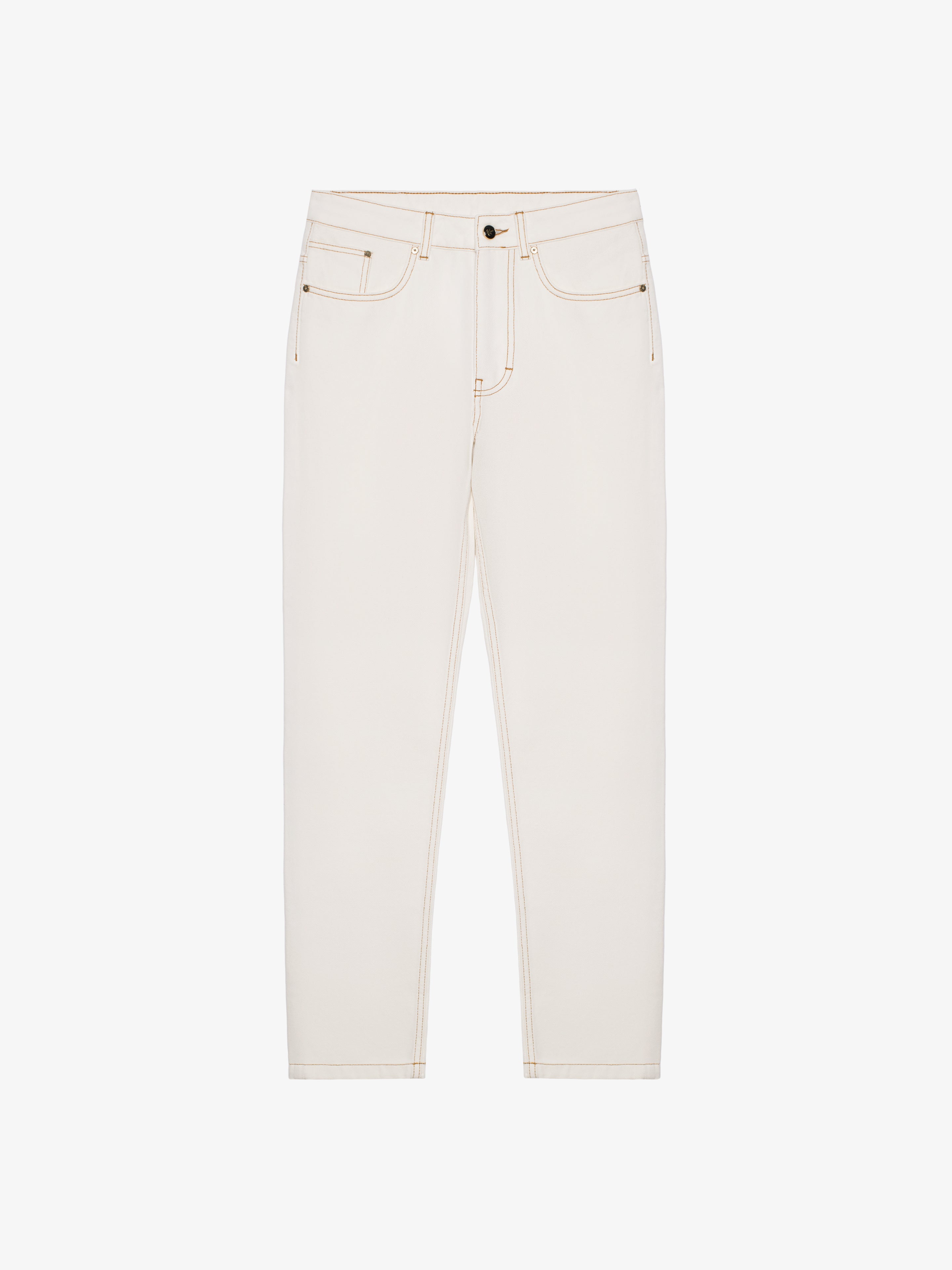 OFF-WHITE DENIM PANTS-Denim Pants-Place of Elms