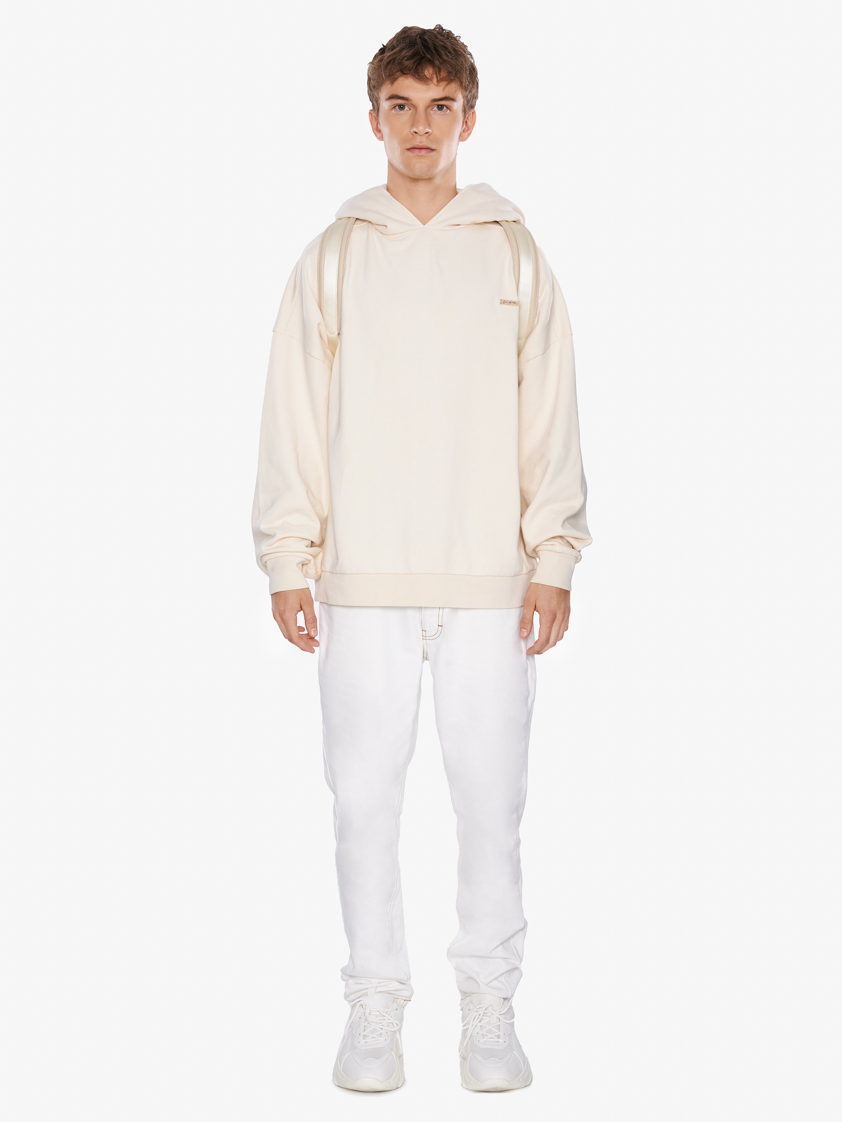 SOFT OVERSIZED OFF-WHITE HOODIE