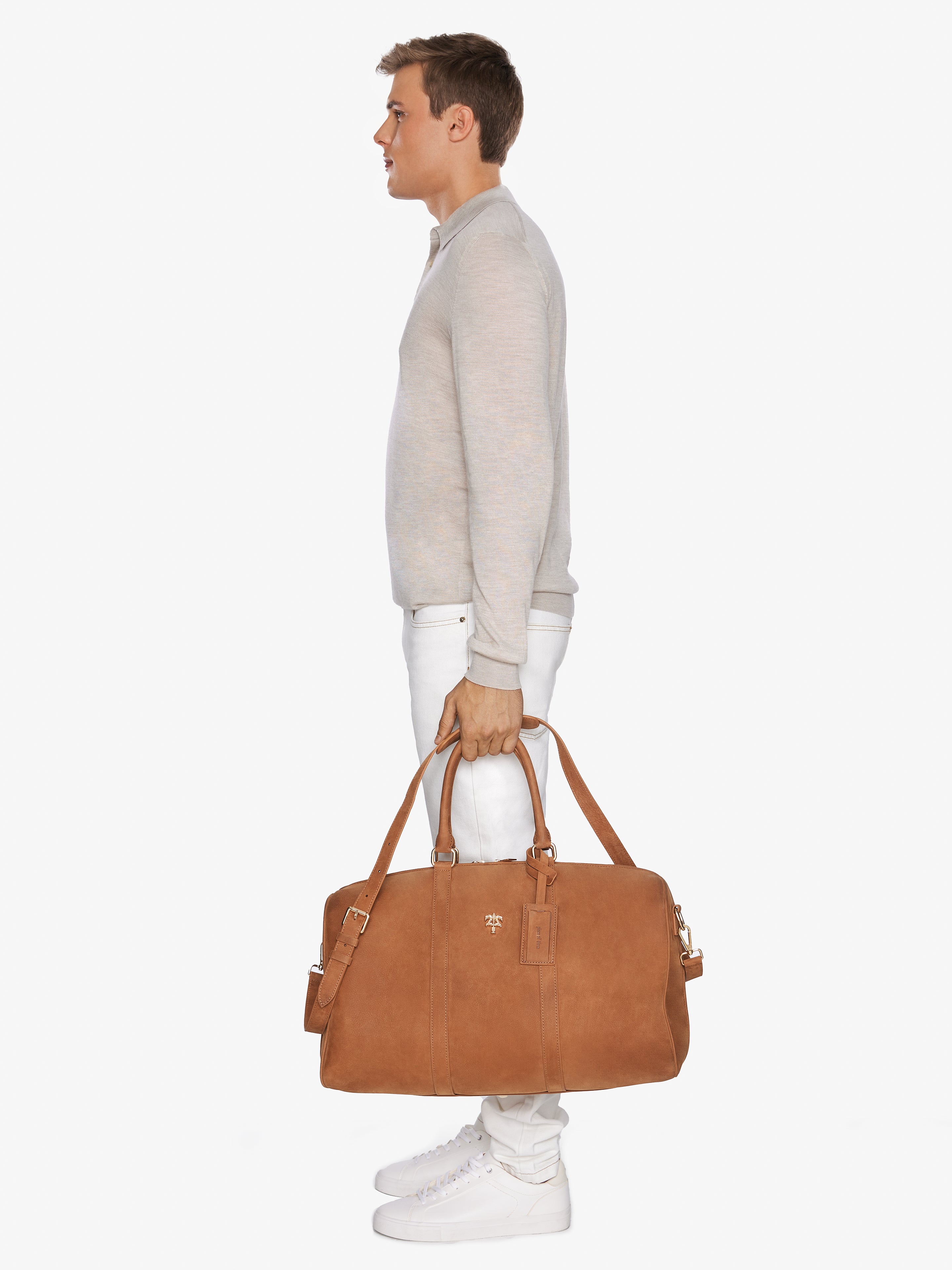 TOBACCO SUEDE ARBOR BAG