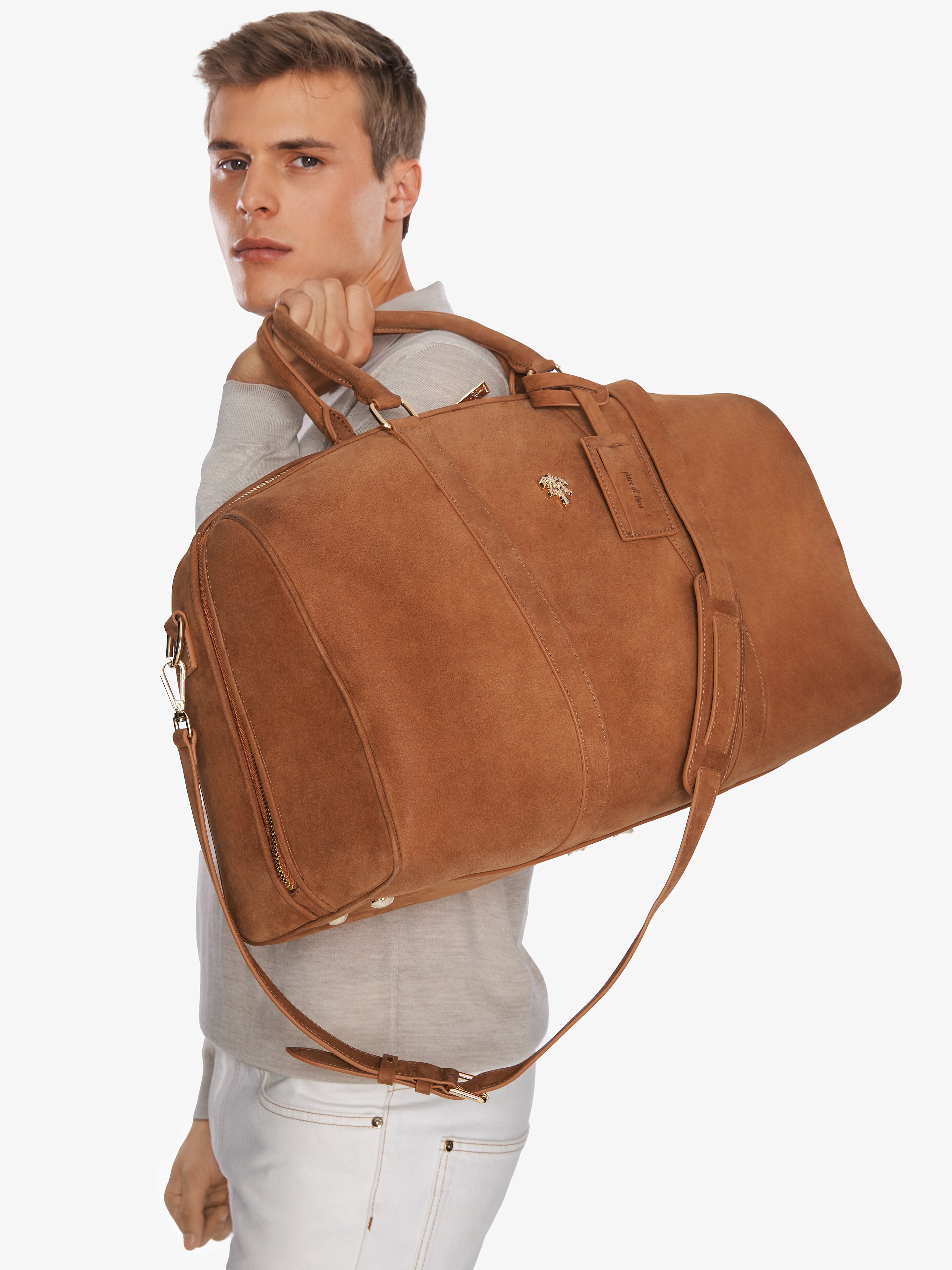 TOBACCO SUEDE ARBOR BAG