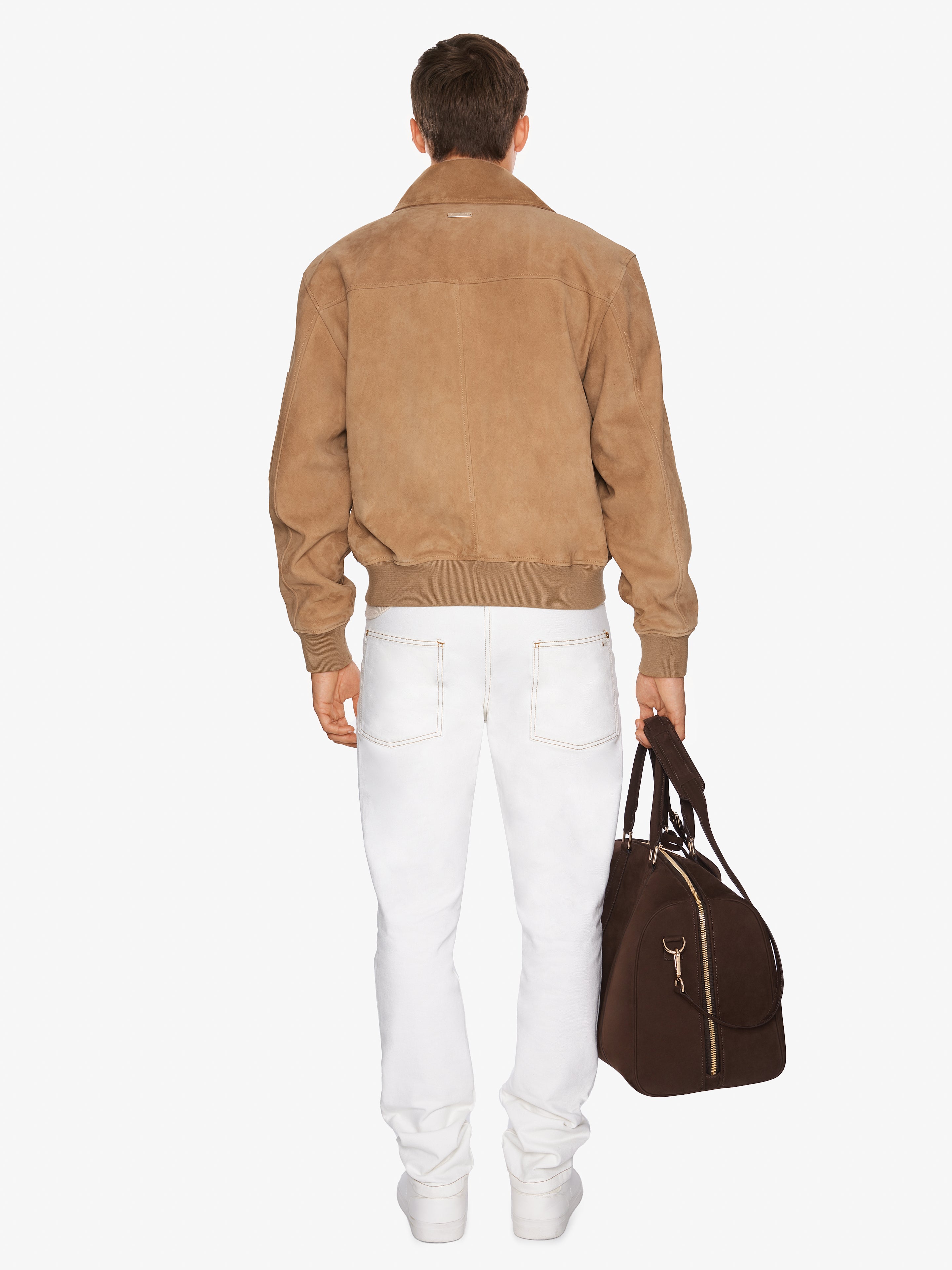 GOLD SAND SUEDE JACKET
