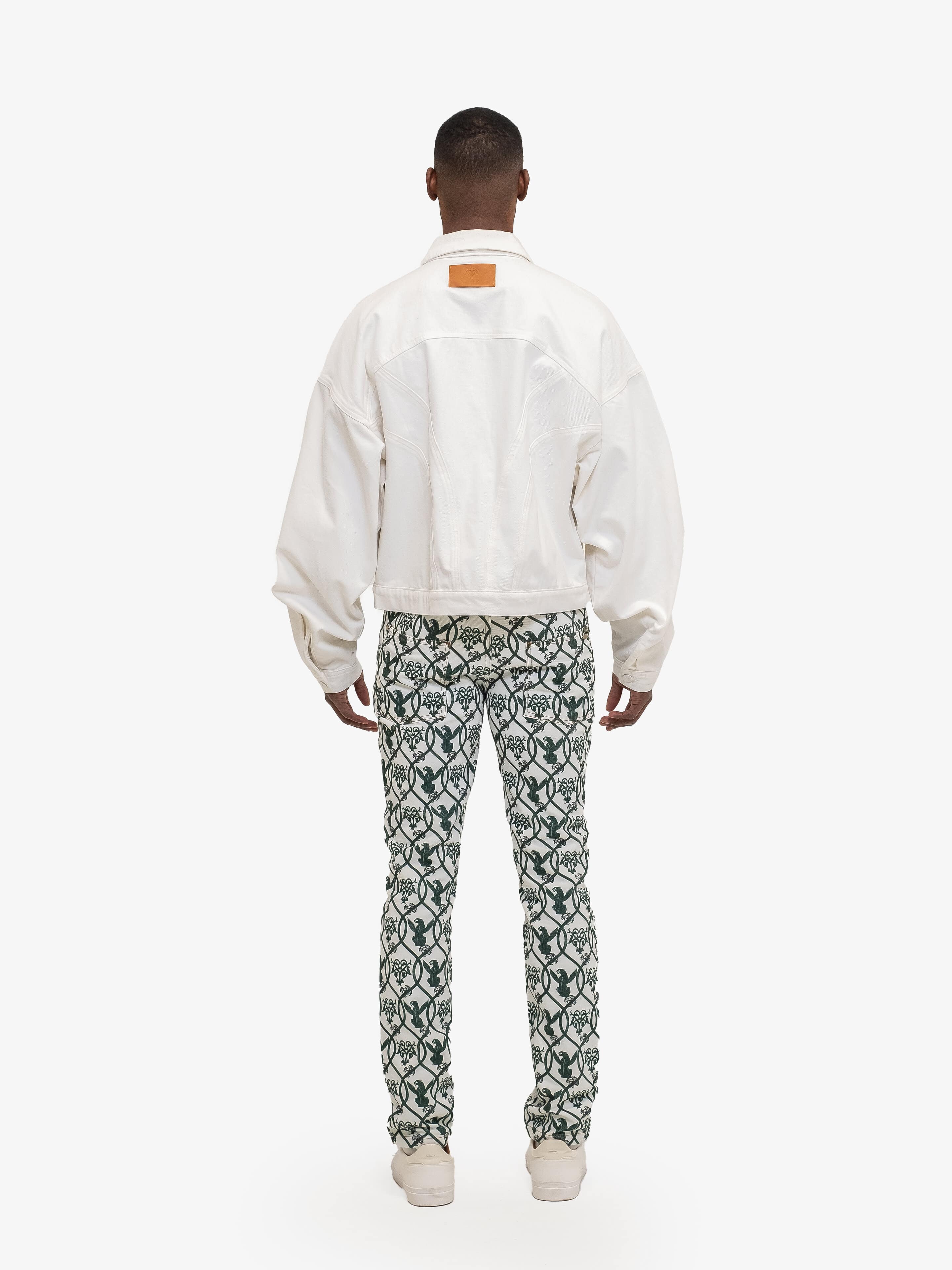 SPIRITUAL GUARDIAN DENIM PANTS-Denim Pants-Place of Elms