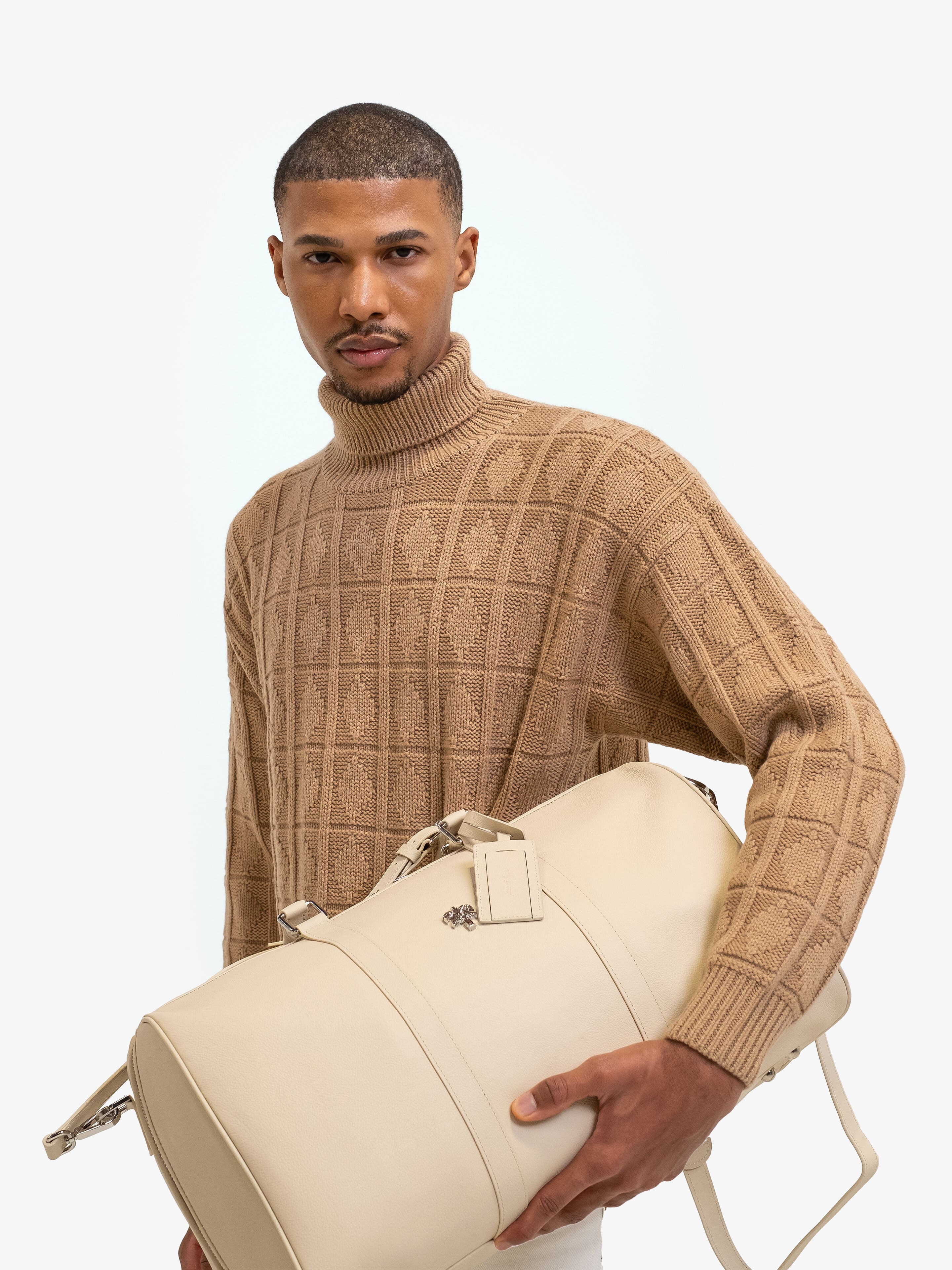 CARAMELLO DIAMONDS SWEATER-Sweaters-Place of Elms