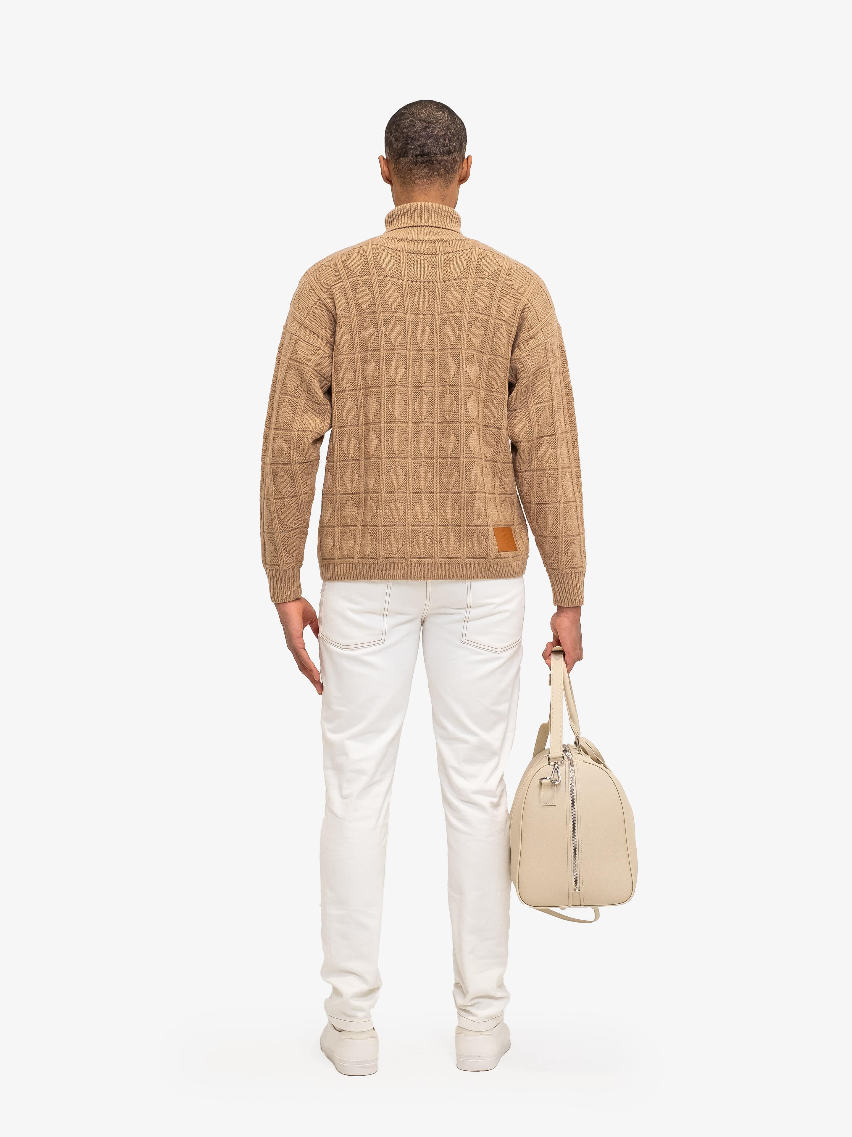 CARAMELLO DIAMONDS SWEATER-Sweaters-Place of Elms