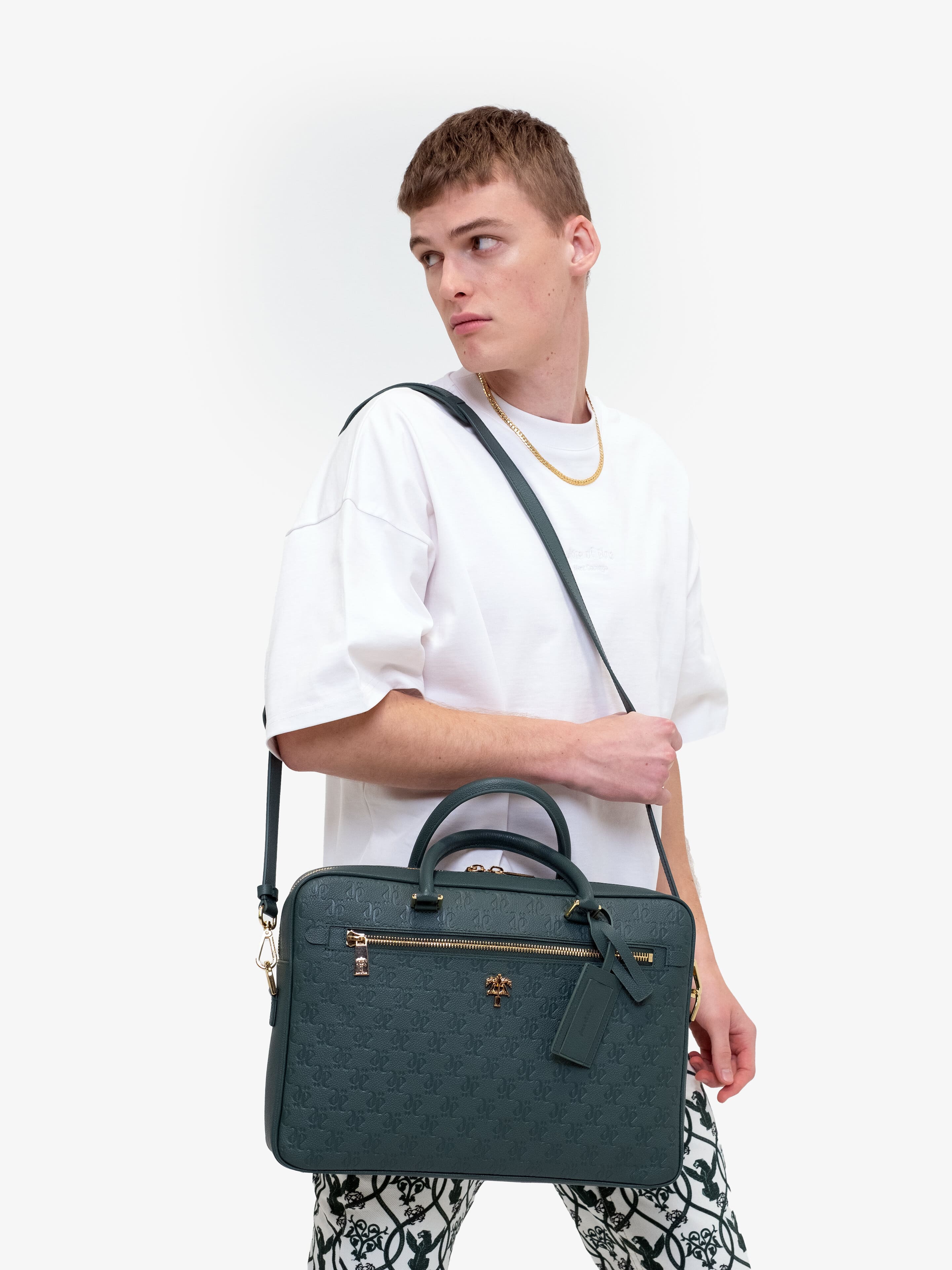 BONSAI GENTLEMEN MONOLINK BRIEFCASE-Briefcases-Place of Elms