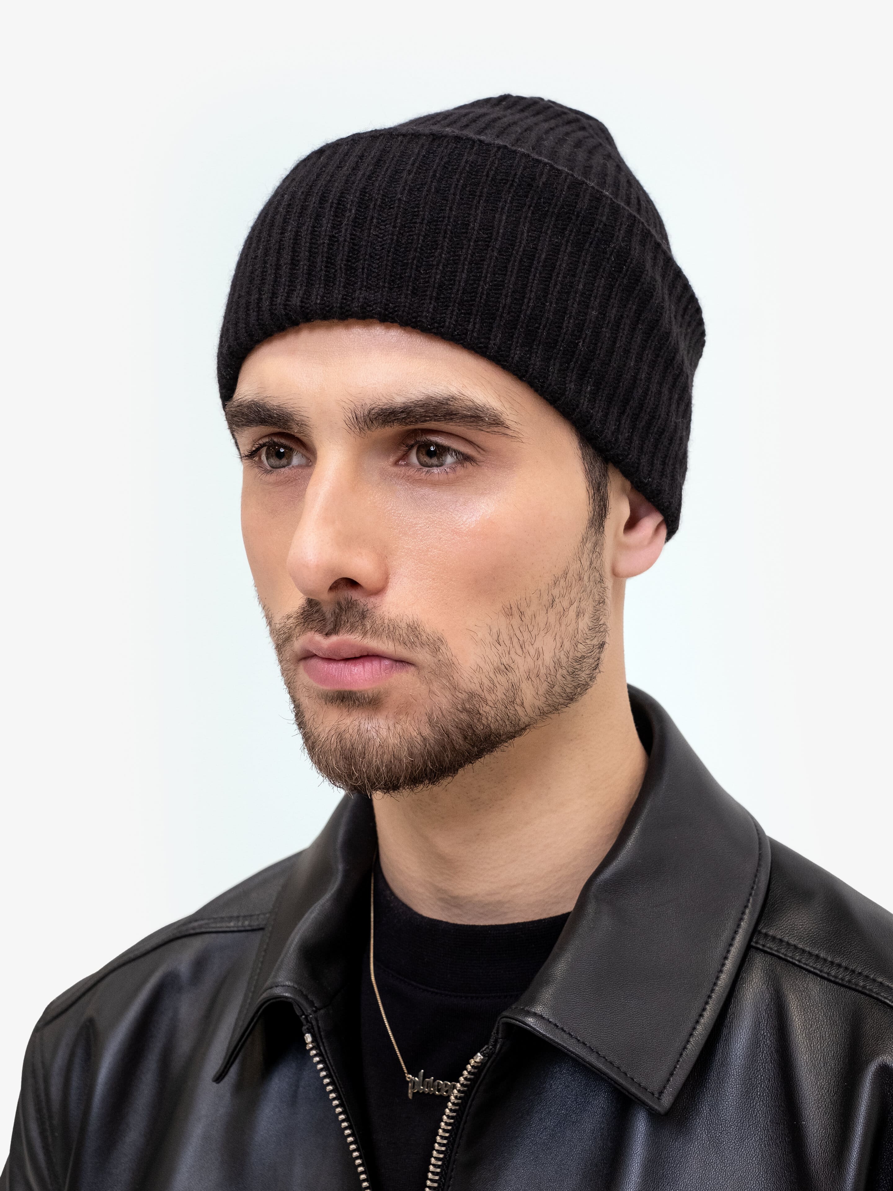 NERO PERUGIA BEANIE-Beanies-Place of Elms