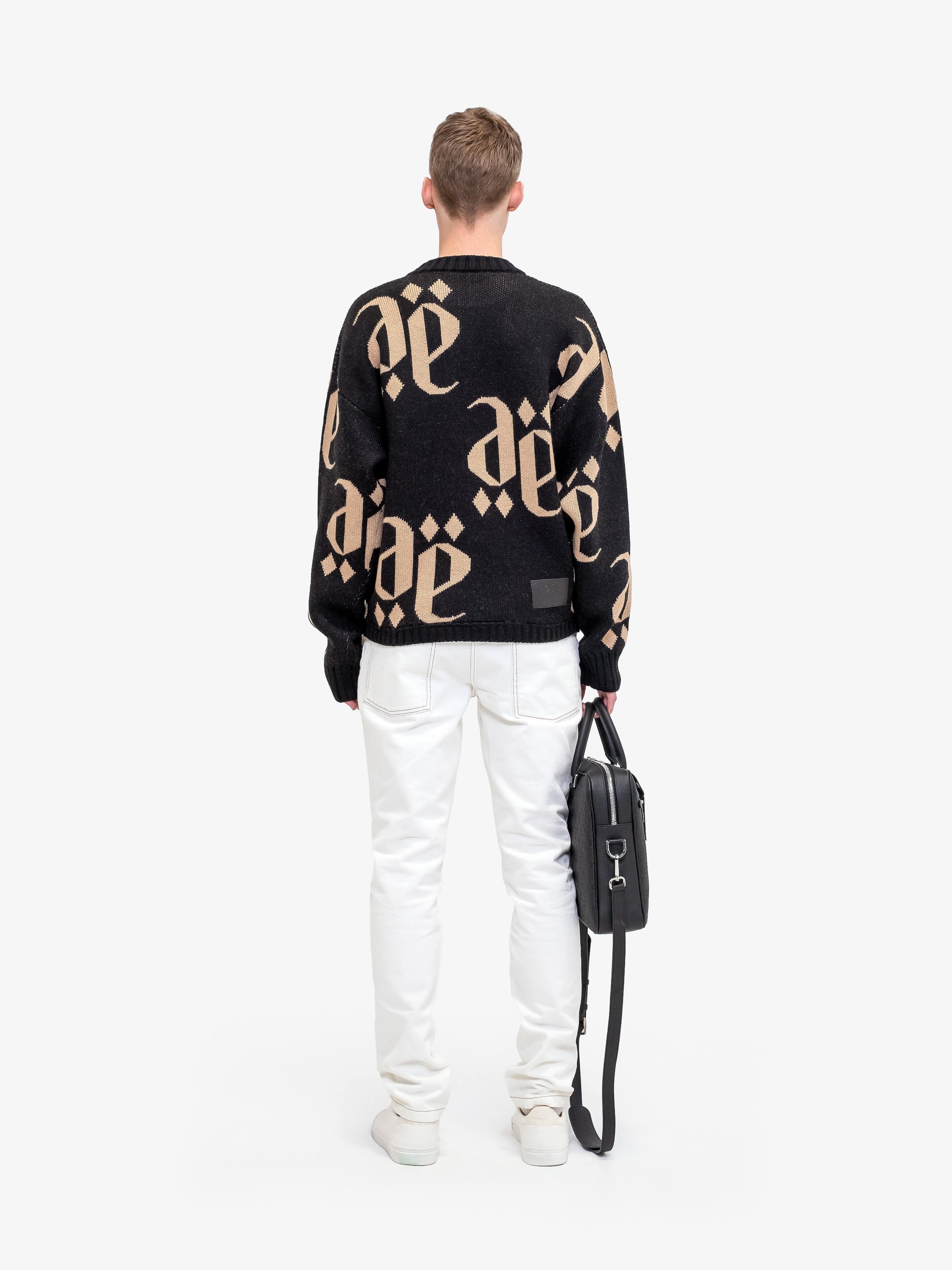 NERO CASTANO MONOLINK SWEATER-Sweaters-Place of Elms