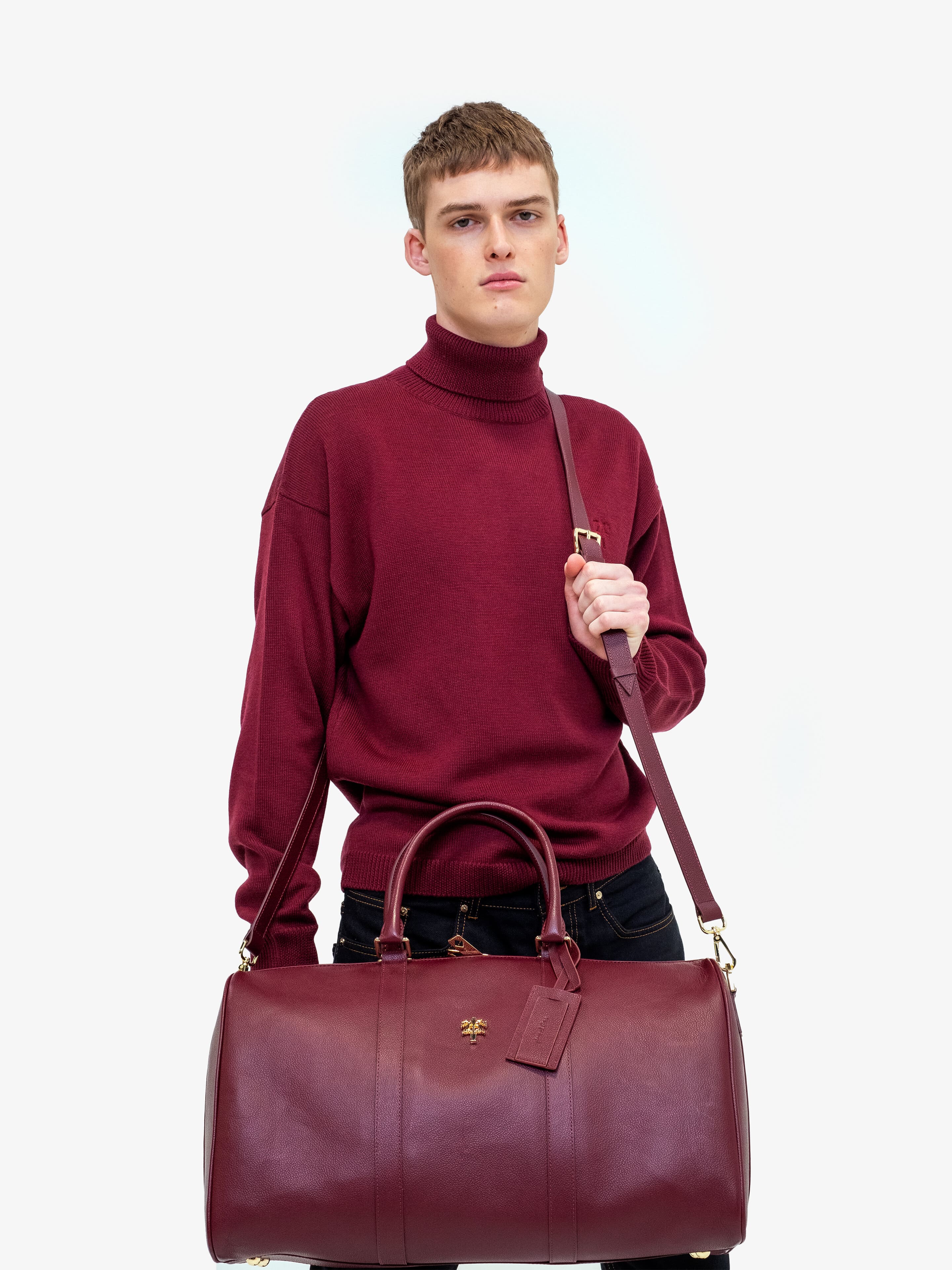 CLASSIC CABERNET ARBOR BAG-Weekend Bags-Place of Elms