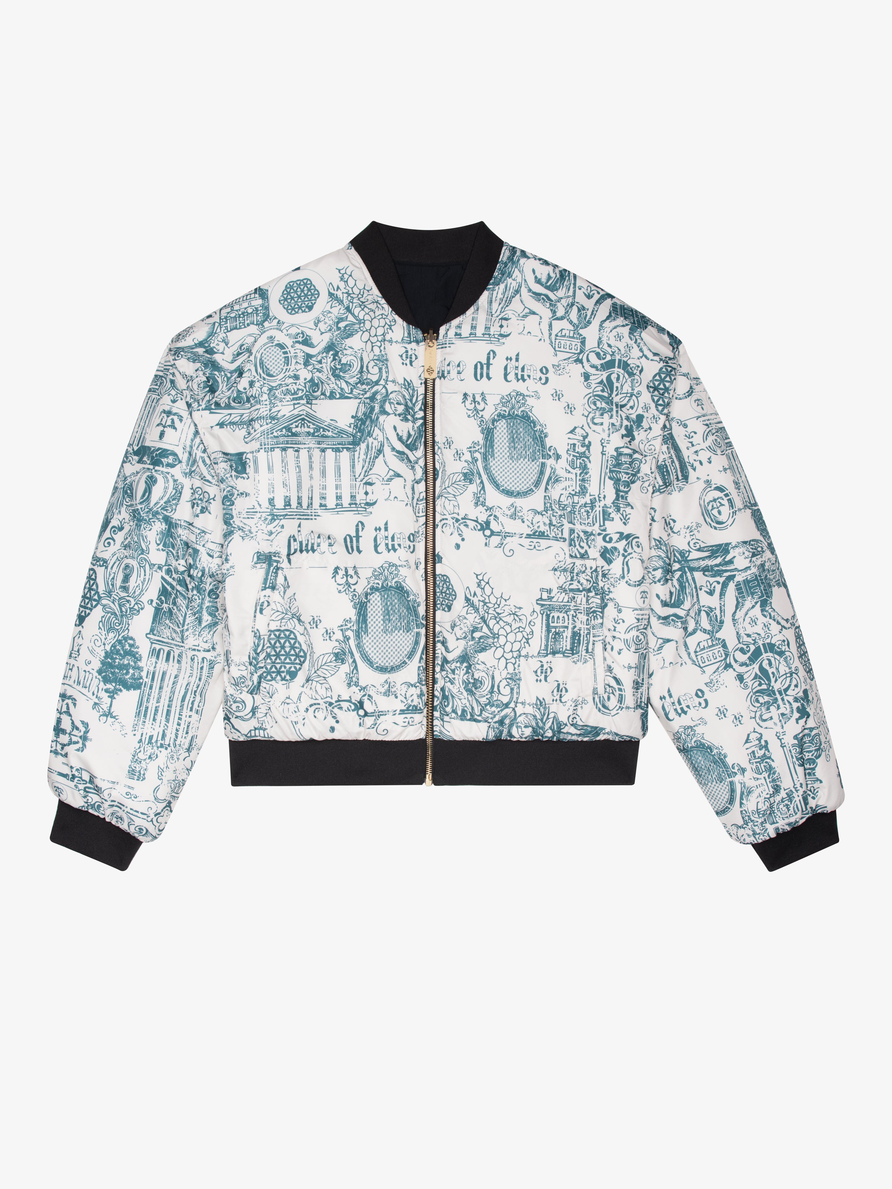 1776 REVERSIBLE BOMBER-Leather Jackets-Place of Elms