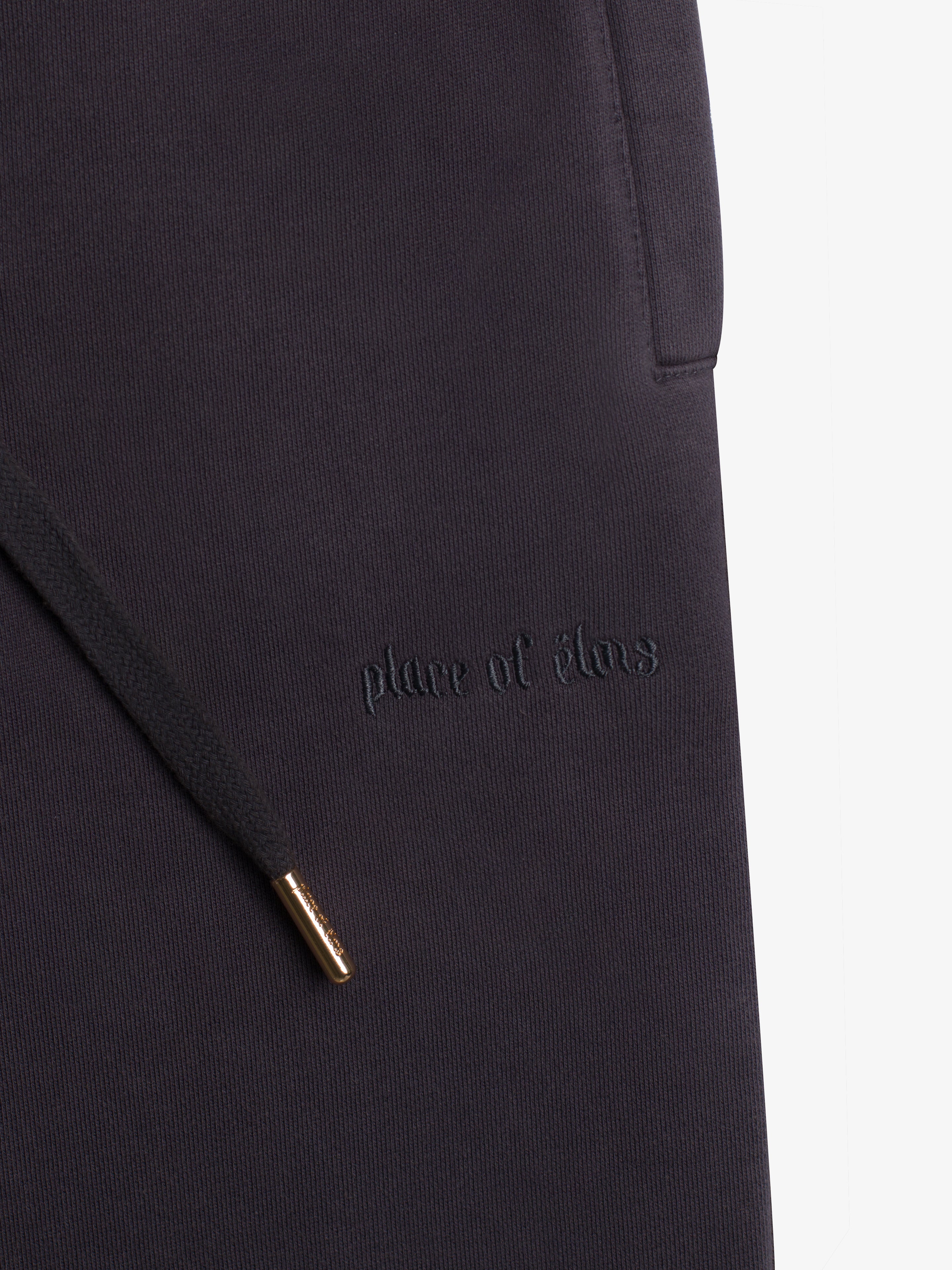 SOFT ANTHRACITE SWEATPANTS-Sweatpants-Place of Elms