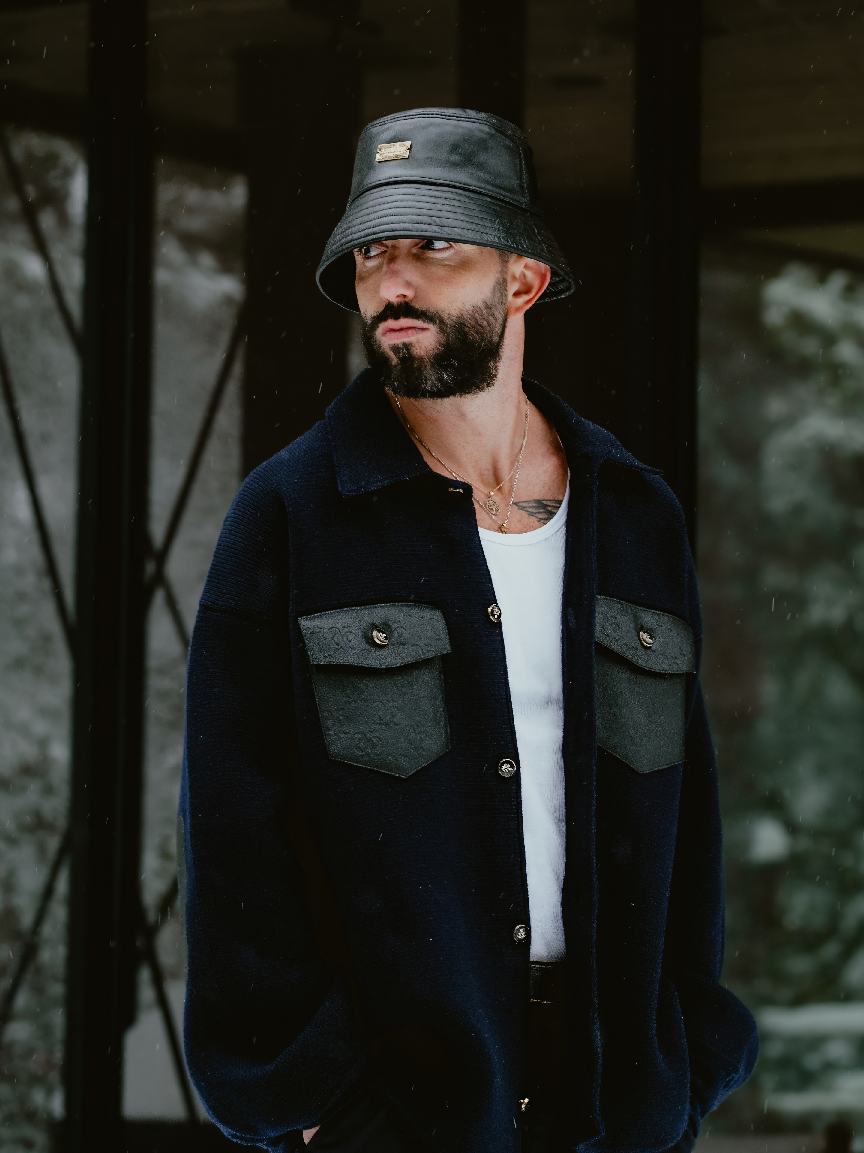 SAUVAGE BUCKET HAT IN GOLD